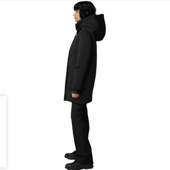 Soia and Kyo Roxann Straight-Fit 750 Fill Down Coat with Hood - Picture 3 of 12